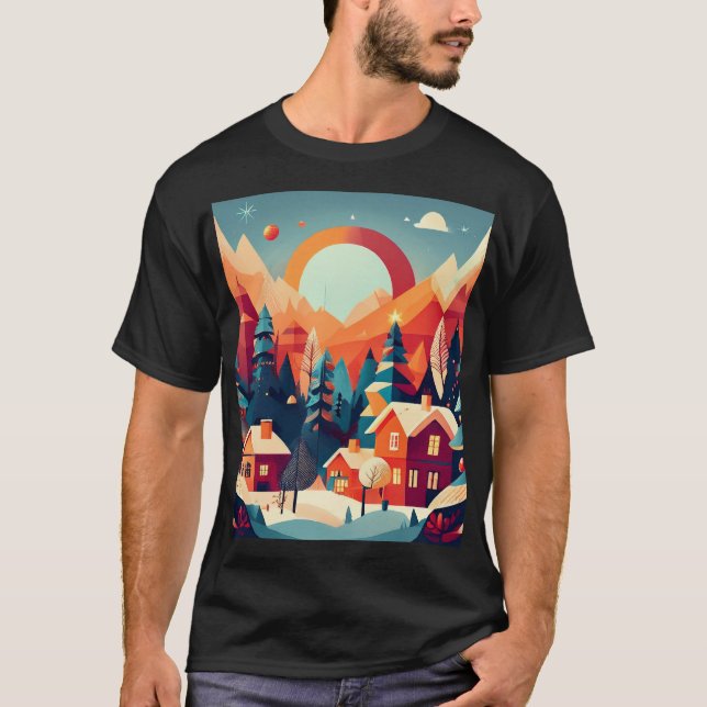 Camiseta oscura básica (Anverso)