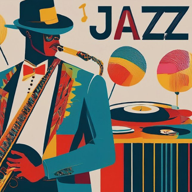 Camiseta oscura básica (Jazz is Alive)