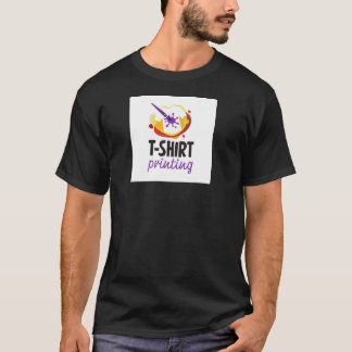 Camiseta oscura básica
