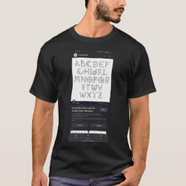 Camiseta oscura básica