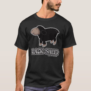 Camiseta oscura básica de las ovejas negras