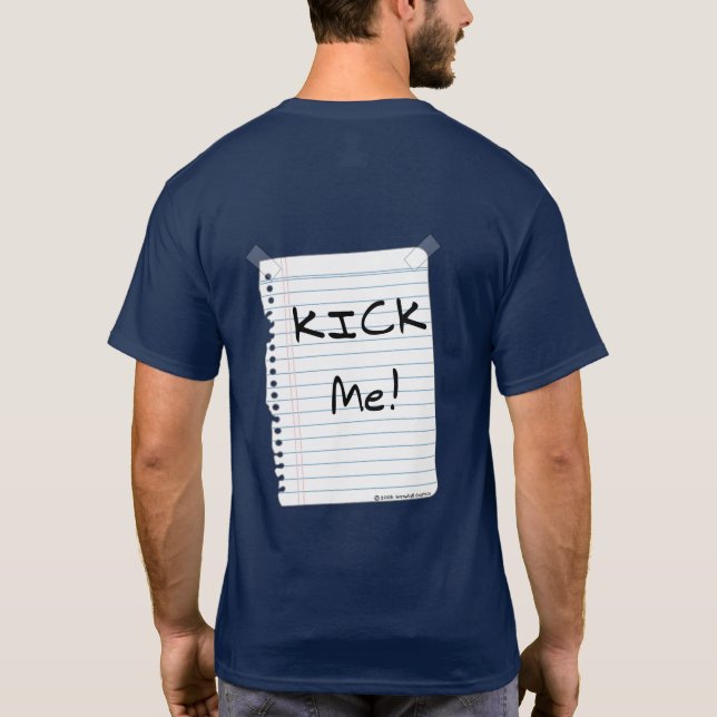 Camiseta Oscura Básica De Patéreme Rótulo (Reverso)