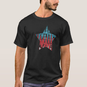 Camiseta oscura básica del concurso de la