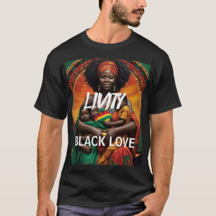 CAMISETA OSCURA BÁSICA LIVITY BLACK LOVE