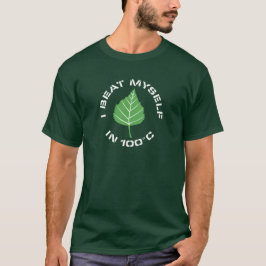 Camiseta oscura básica Me golpeo a mí mismo