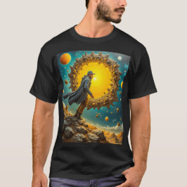 Camiseta oscura básica para hombre