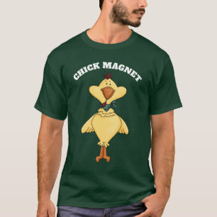Camiseta oscura básica para hombres de chick Magne