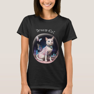 Camiseta oscura Bubble Cat