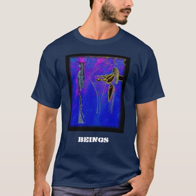 Camiseta oscura de hombres (Anverso)