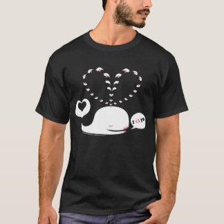 Camiseta oscura de la ballena de Eve