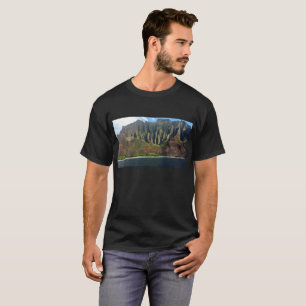 Camiseta oscura de la costa de Na Pali masculina