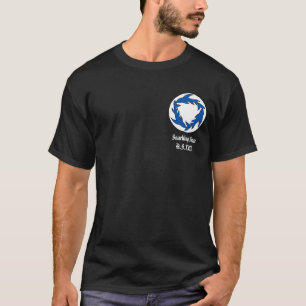 Camiseta oscura de la solapa de Sharc