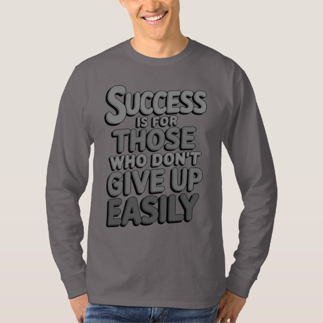 Camiseta oscura de larga duración en Estados Unido (Anverso)