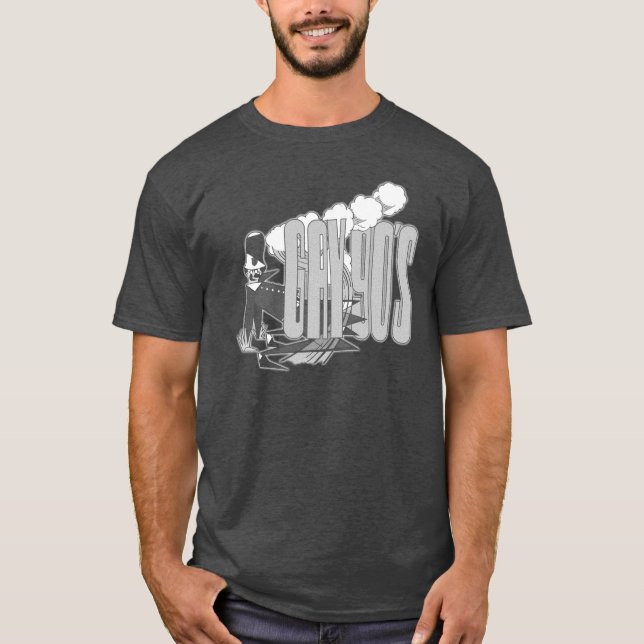 Camiseta oscura de los años 90 (Anverso)