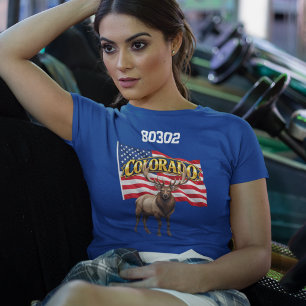 Camiseta oscura de mujer de Colorado