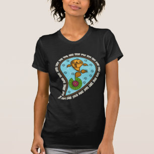 Camiseta oscura de mujer Scales