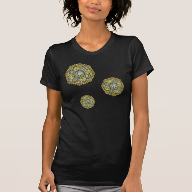 Camiseta oscura de mujer Spring Nouveau (Anverso)