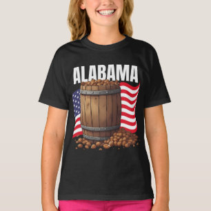 Camiseta oscura de niña de Alabama