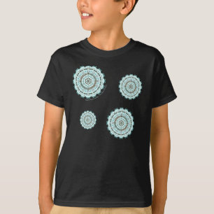 Camiseta oscura de niño y bebé de tejido de loto