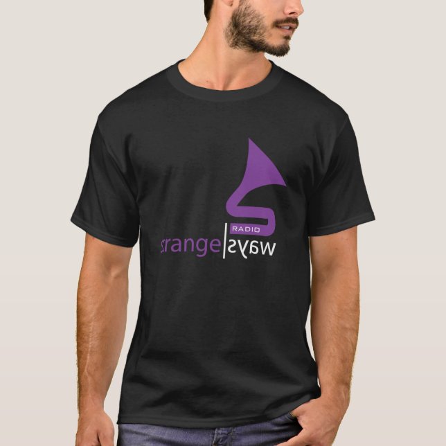 Camiseta oscura de radio de Strangeways (Anverso)
