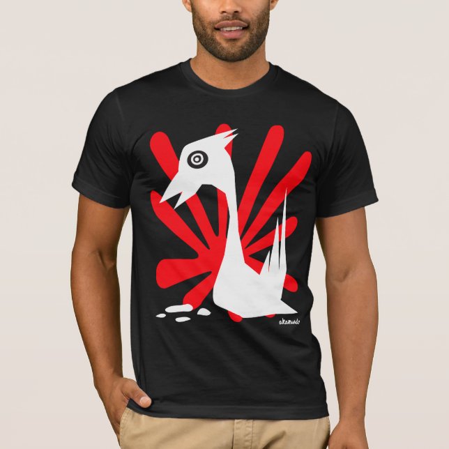 Camiseta oscura de SwanSun (Swanson) (Anverso)