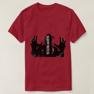 Camiseta oscura de tecnología ciberpunk para hacke