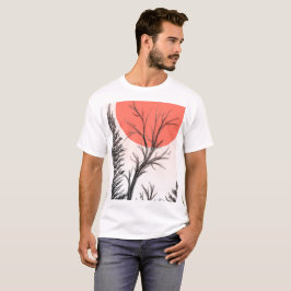 Camiseta oscura del bosque