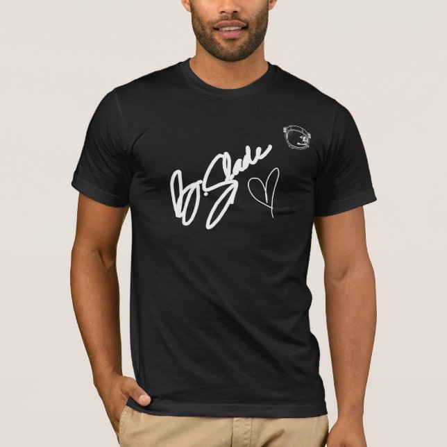 camiseta oscura del cadete de la serie de la firma (Anverso)
