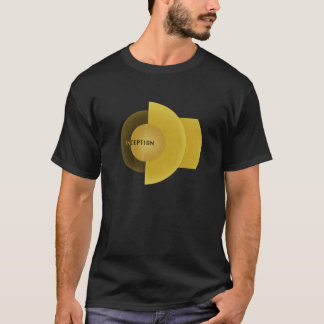 Camiseta oscura enyesada