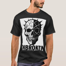 Camiseta oscura gráfica de moda urbana atrevida