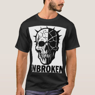 Camiseta oscura gráfica de moda urbana atrevida