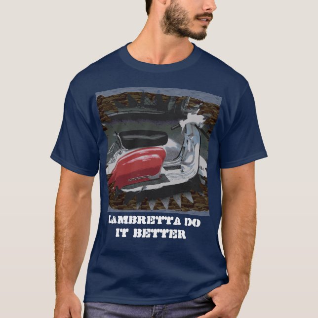 Camiseta oscura para hombre (Anverso)
