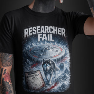 Camiseta oscura para hombre de Investigador Falla