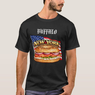 Camiseta oscura para hombre de Nueva York