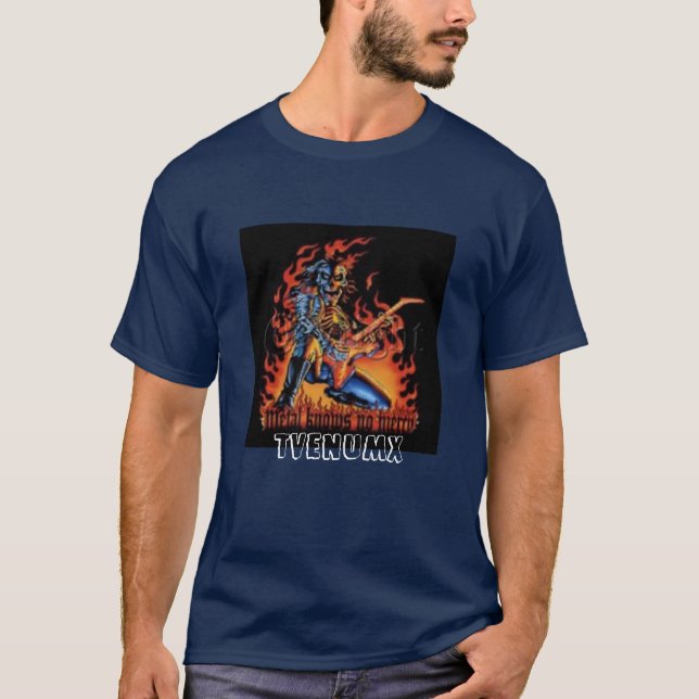 Camiseta oscura para hombre - modificada para (Anverso)