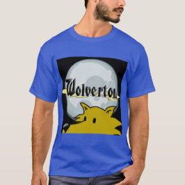 Camiseta oscura para hombres con logo de Wolverton