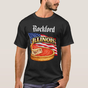 Camiseta oscura para hombres de Illinois