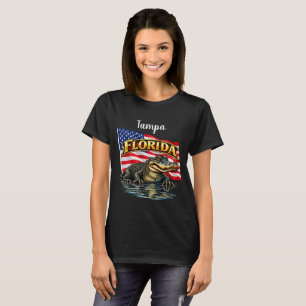 Camiseta oscura para mujer de Florida