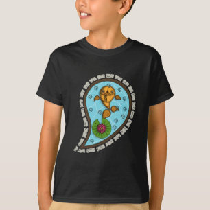Camiseta oscura para niños y bebés Escamas