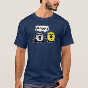 Camiseta oscura parásita