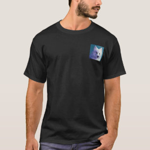 Camiseta Oscura Samoyed - "Buda"