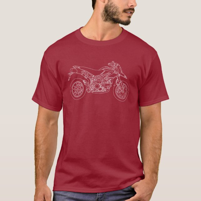 Camiseta Oscuridad de HYPERMOTARD (Anverso)