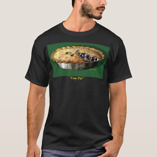 Camiseta "Oscuridad de la empanada de la vaca" (Anverso)