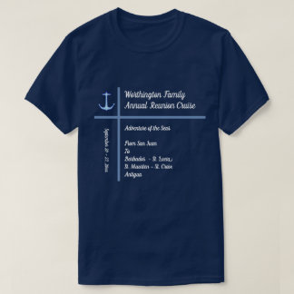Camiseta Oscuridad de la travesía del grupo del ancla del