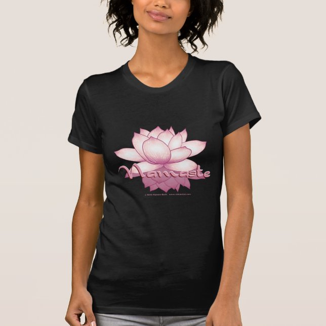 Camiseta Oscuridad de Namaste subió (Anverso)