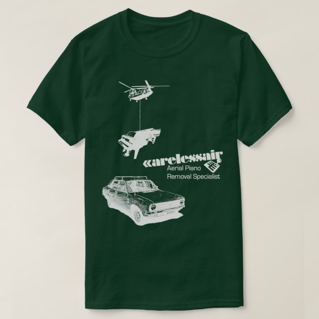 Camiseta Oscuridad del aire sin cuidado (Diseño del anverso)
