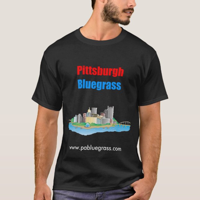 Camiseta Oscuridad del Bluegrass de Pittsburgh (Anverso)