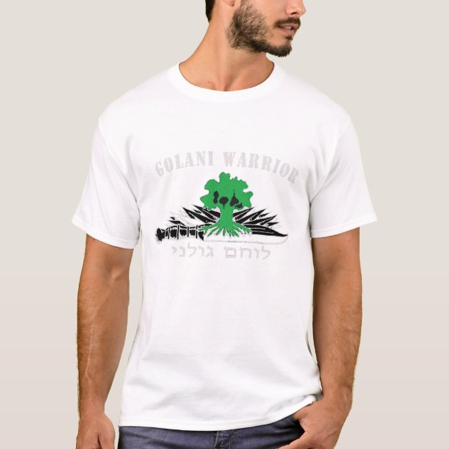 Camiseta Oscuridad del guerrero de Golani (Anverso)