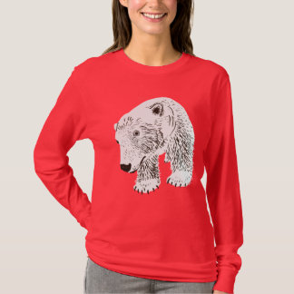 Camiseta Oscuridad del llano del cambio de clima del oso