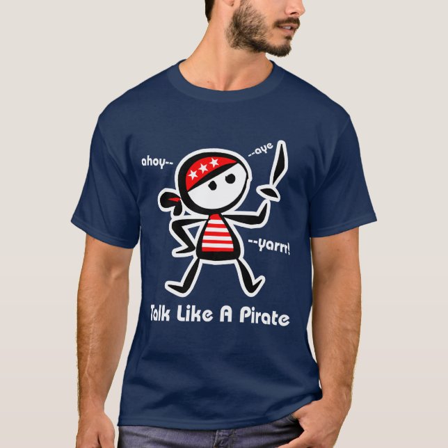 Camiseta Oscuridad del pirata (Anverso)